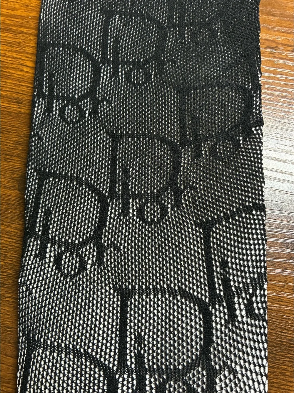 Luxury Dior Print Black Monogram Knee High Tights Socks Stockings